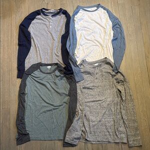 Men's Henley Shirt lot size medium